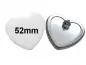 Preview: 52x57mm Herz-Button mit Pin Preview: 52x57mm Herz-Button mit Pin